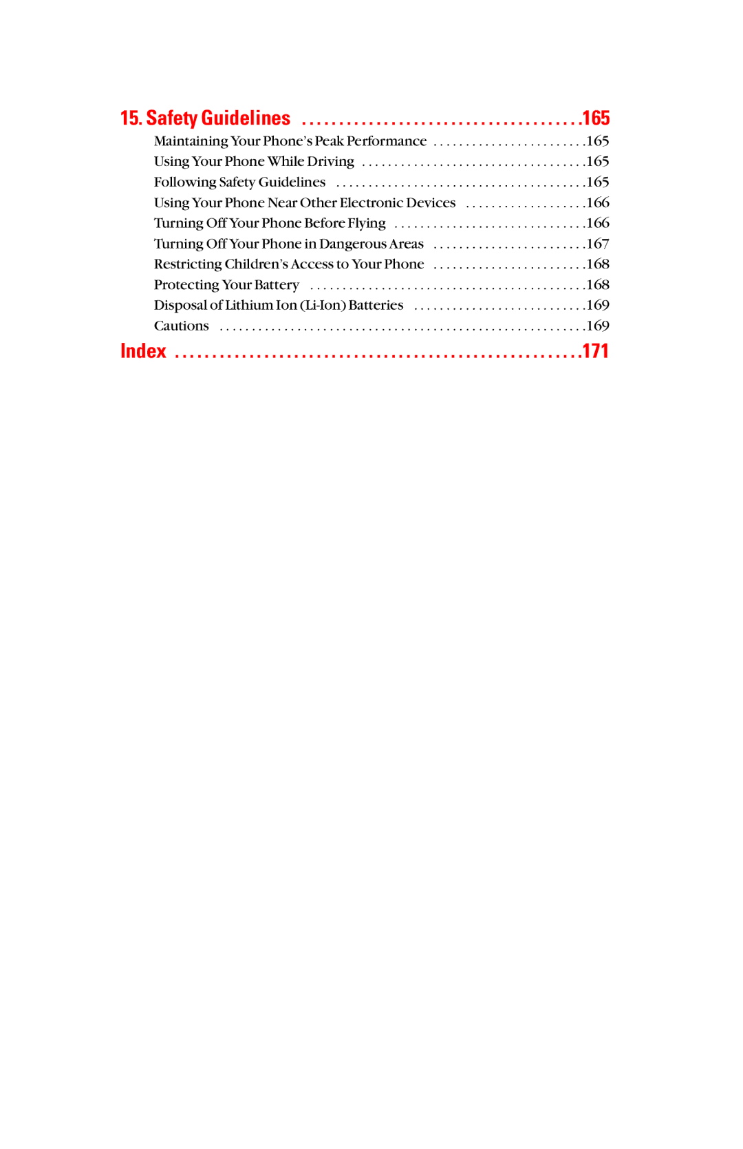 Sanyo scp8300 manual Index 