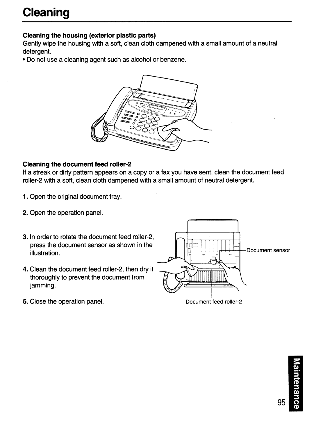 Sanyo SFX-210 manual 