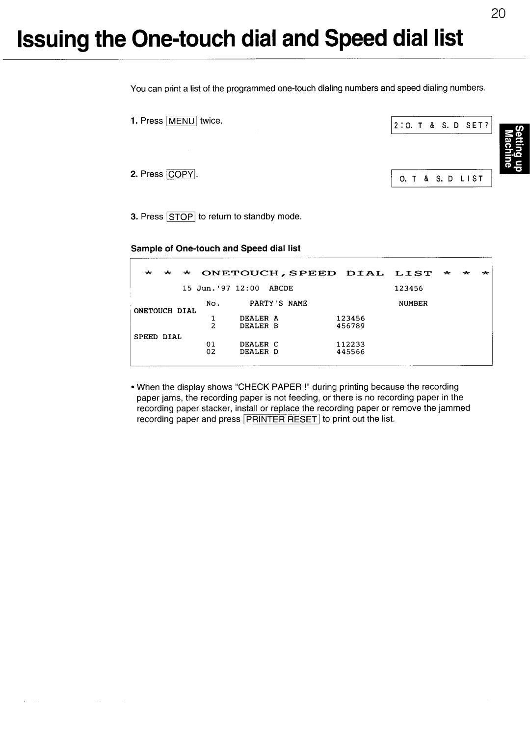 Sanyo SFX-P500 manual 