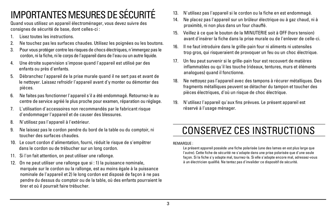 Sanyo SK-7S instruction manual Importantes Mesures DE Sécurité, Si lon fait attention, on peut utiliser une rallonge 