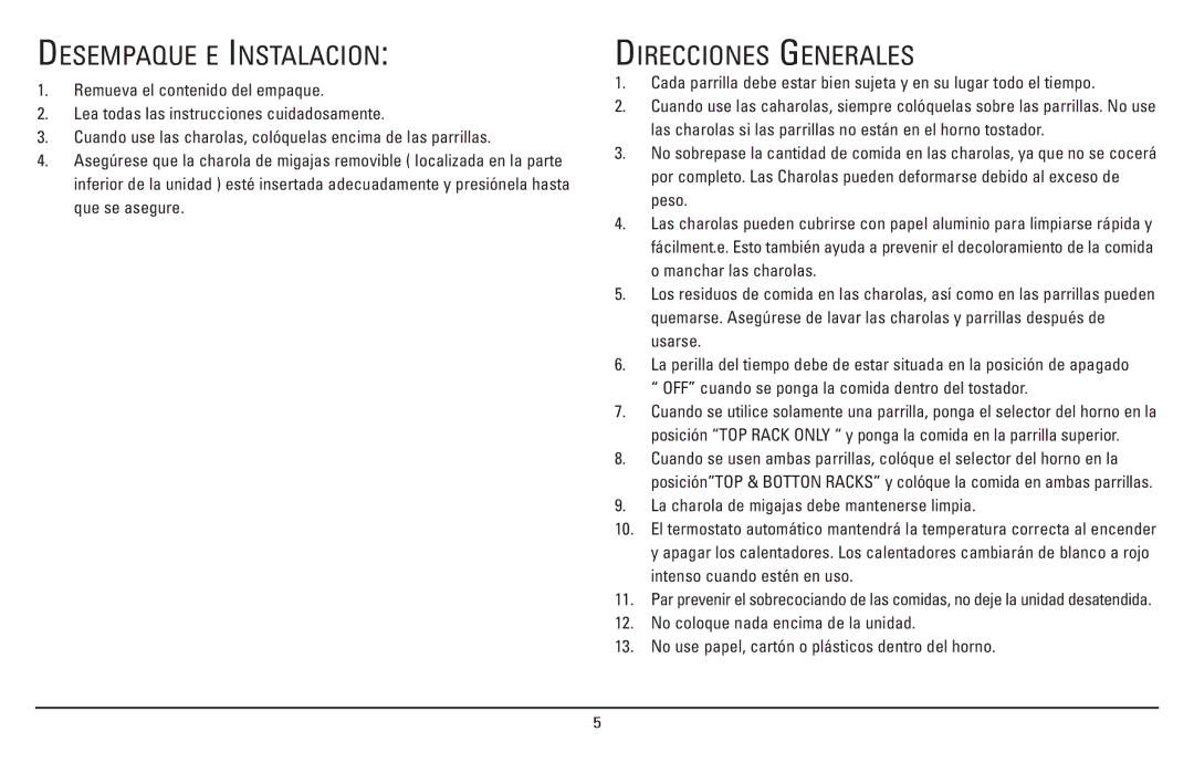 Sanyo SK-7S, SK-7W instruction manual Desempaque E Instalacion, Direcciones Generales 