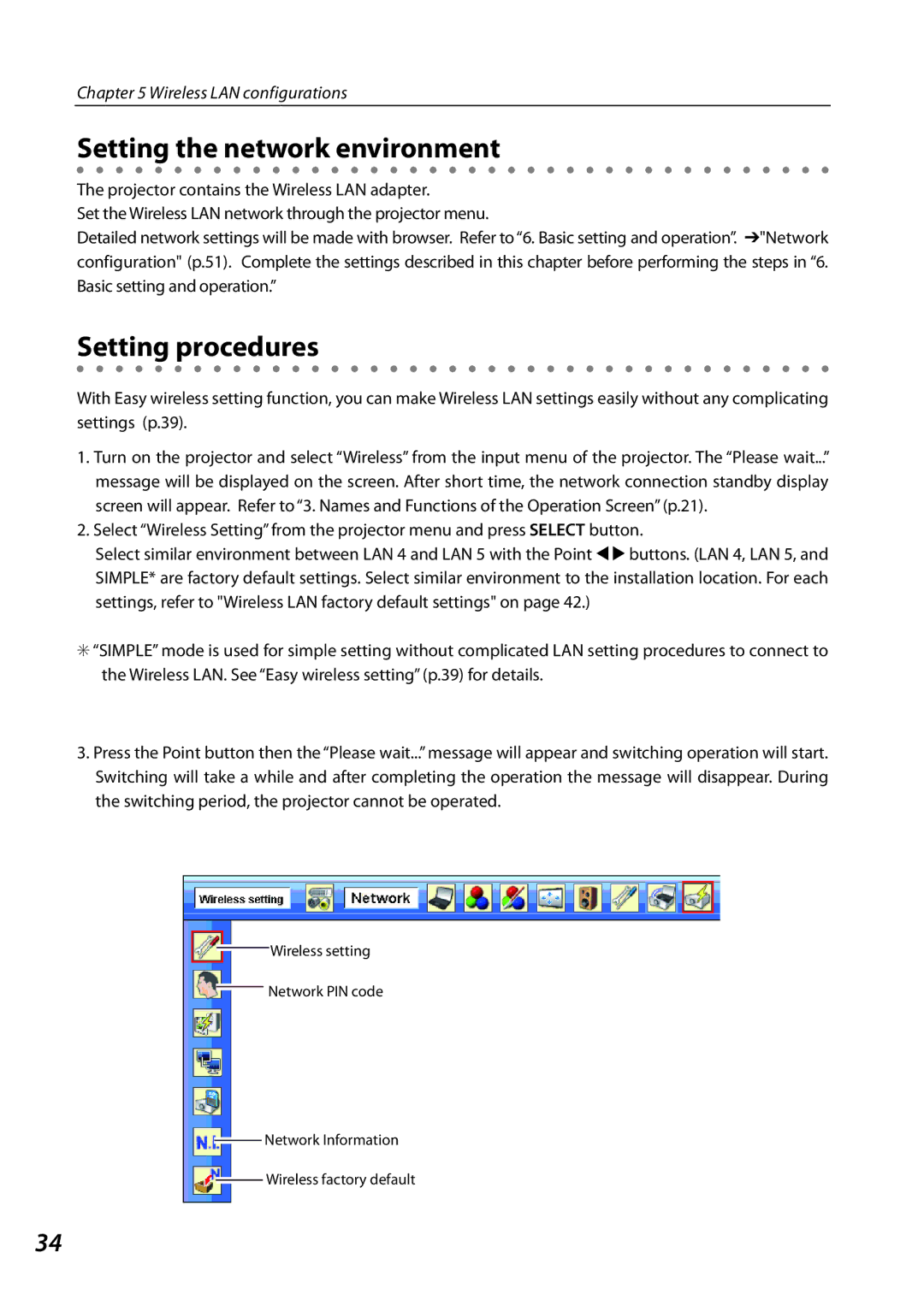 Sanyo SO-WIN-KF3AC, QXXAVC922---P owner manual Setting the network environment, Setting procedures 