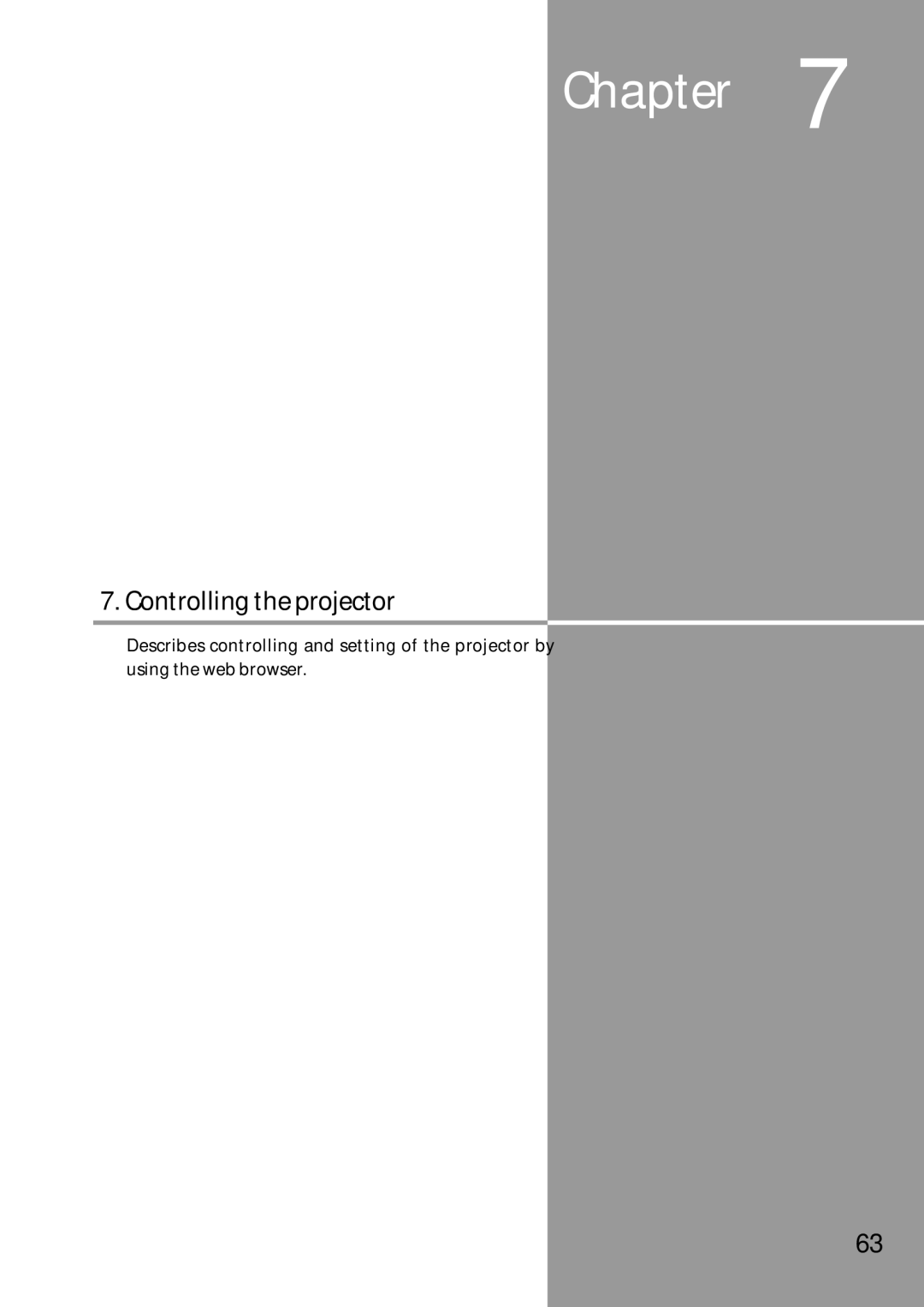 Sanyo QXXAVC922---P, SO-WIN-KF3AC owner manual Controlling the projector 