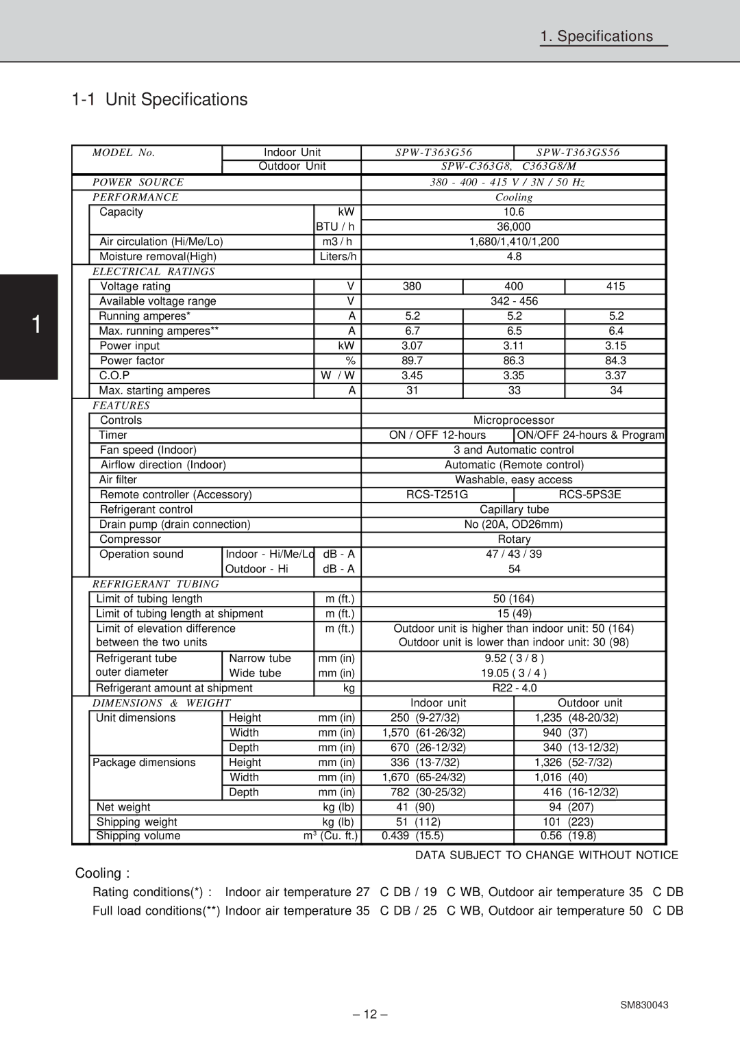 Sanyo SPW-T363GS56, SPW-T483G56, SPW-T483GS56, SPW-T363G56, SPW-T253G56, SPW-C253G5, SPW-T303G56 SPW-C363G8, C363G8/M 