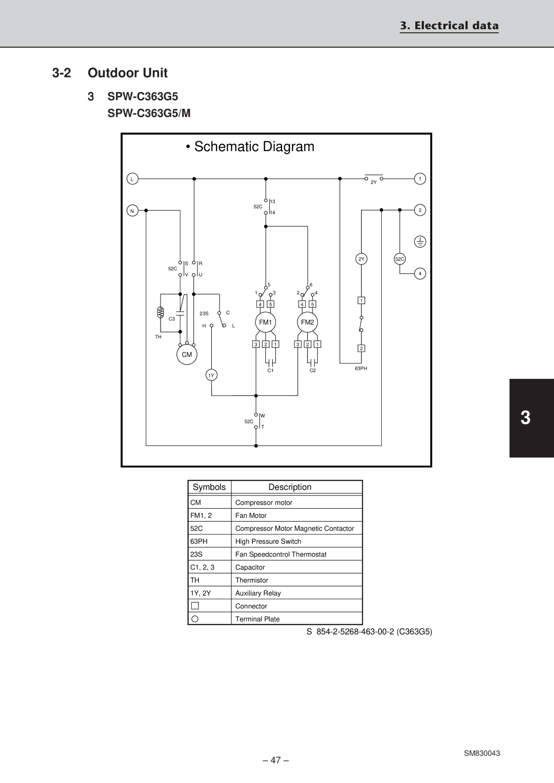 Sanyo SPW-C303G5, SPW-T363GS56, SPW-T483G56, SPW-T483GS56, SPW-C363G8, SPW-T363G56, SPW-T253G56, SPW-C253G5 Compressor motor 