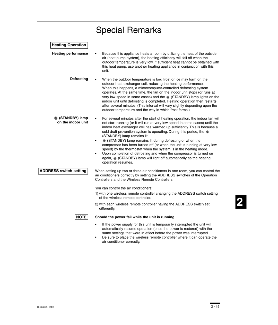 Sanyo RCS-SH80UA, TM-SH80UG, SHA-KC64UG, RCS-SH80UG instruction manual Address switch setting 