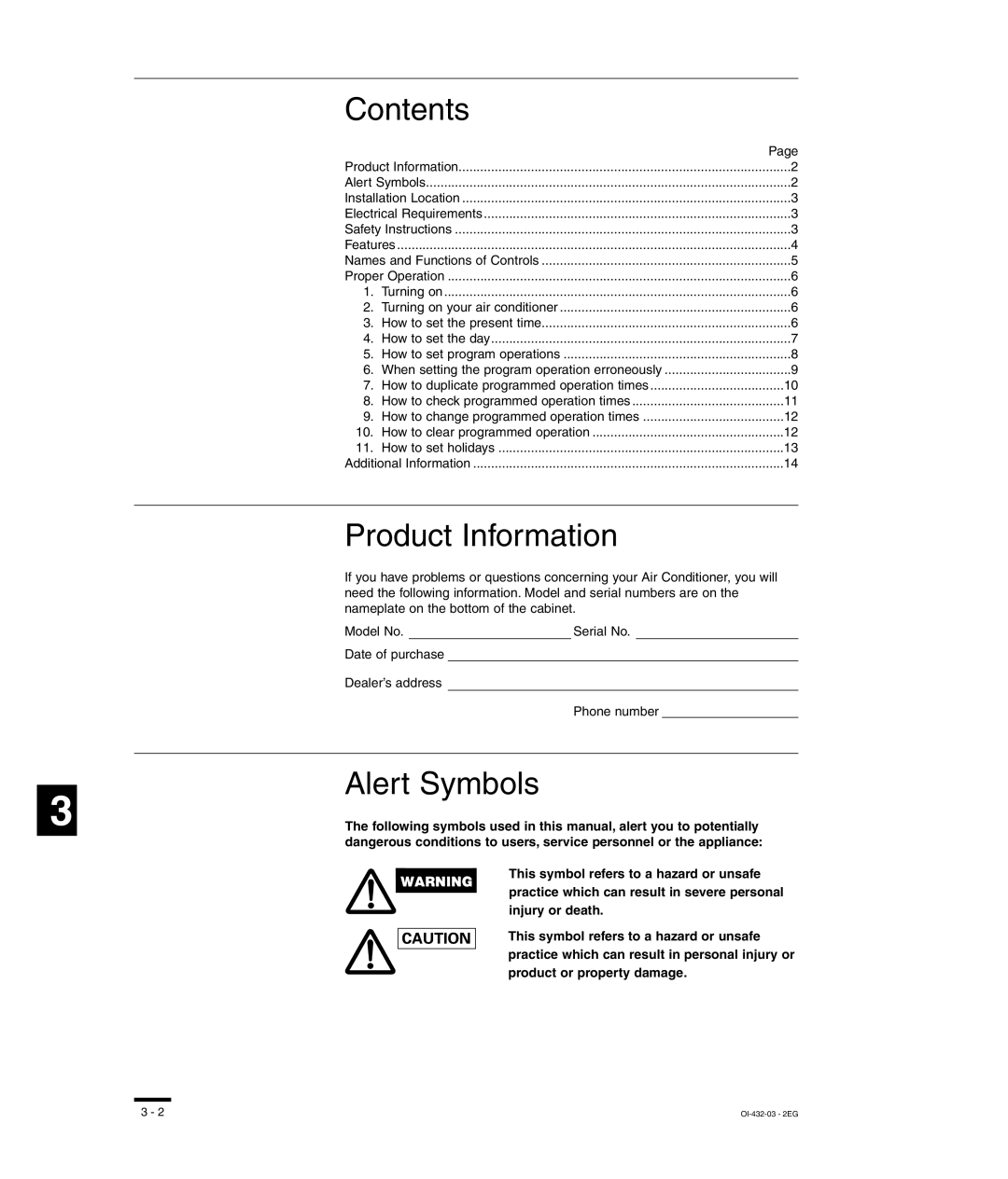 Sanyo TM-SH80UG, SHA-KC64UG, RCS-SH80UG, RCS-SH80UA instruction manual OI-432-03 2EG 