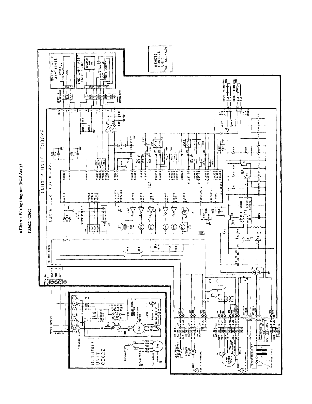 Sanyo C3622, TS3622 manual 