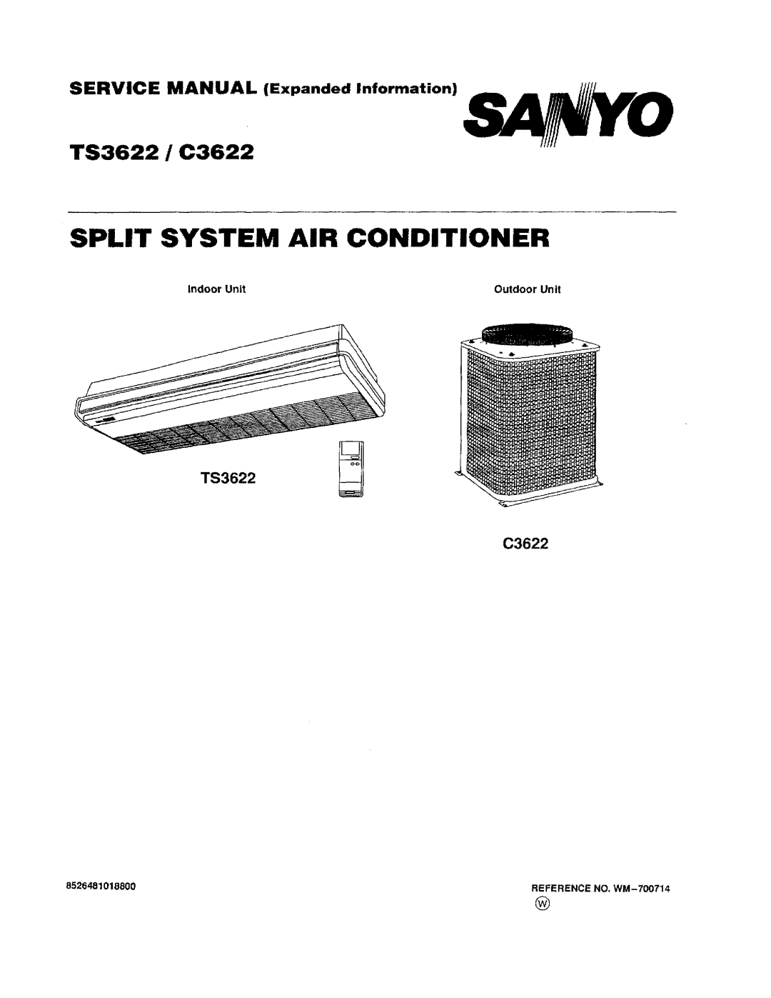 Sanyo C3622, TS3622 manual 