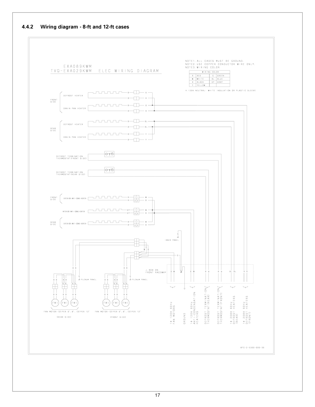 Sanyo TVQ-EXA089K, TVQ-EXA029K. TVQ-EXACK service manual Wiring diagram 8-ft and 12-ft cases 