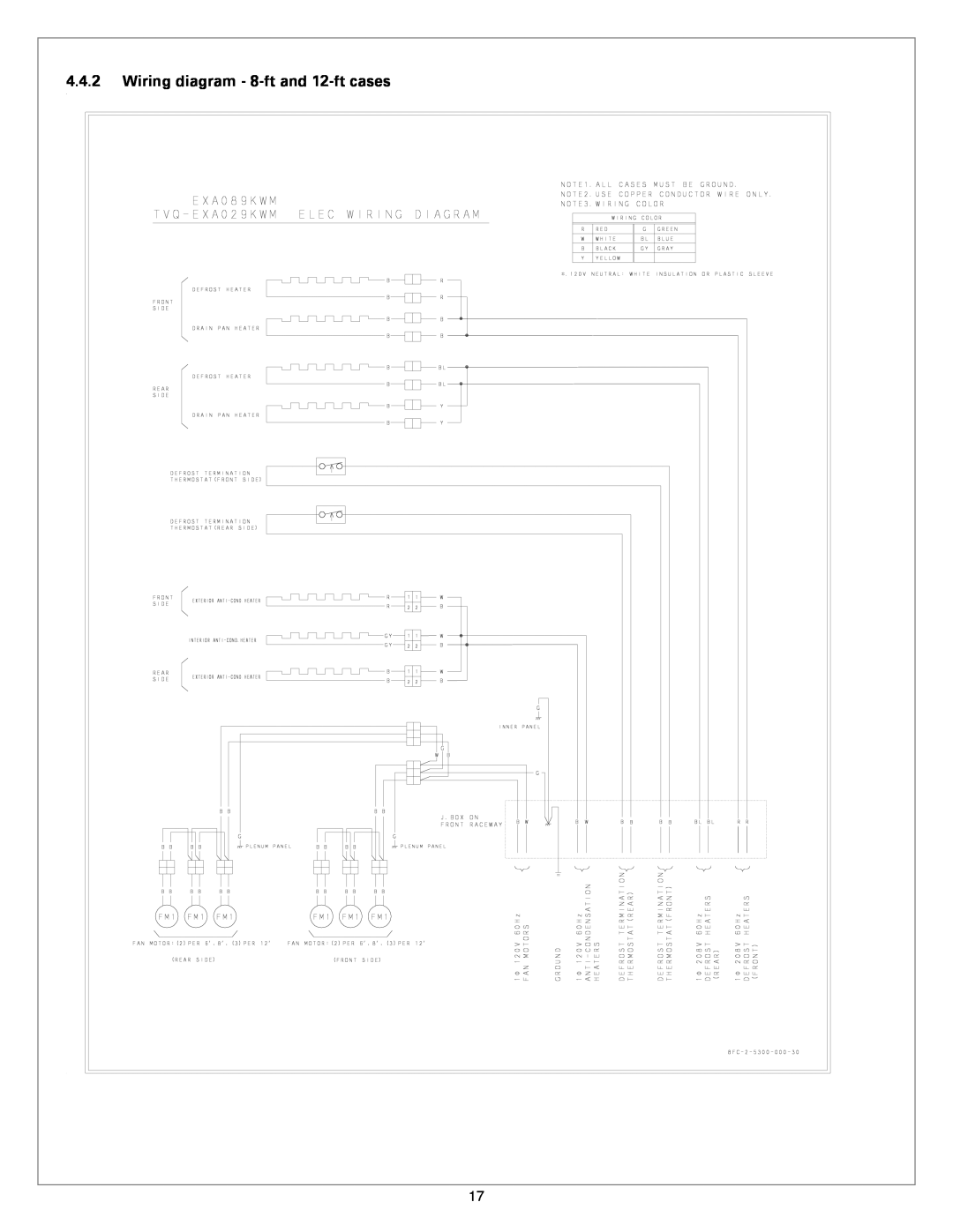 Sanyo TVQ-EXA089K, TVQ-EXA029K. TVQ-EXACK service manual 4.4.2Wiring diagram - 8-ftand 12-ftcases 