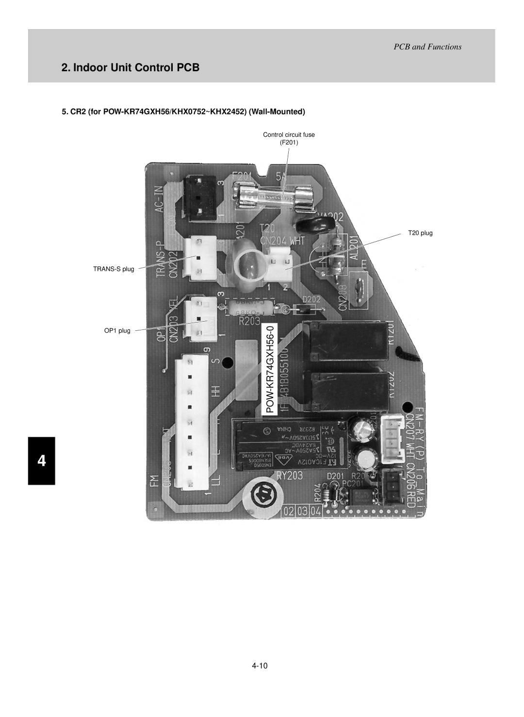 Sanyo XHX1852, UHX2452, UHX0752, UHX1252, UHX3652, UHX1852, THX2452, THX1252 CR2 for POW-KR74GXH56/KHX0752~KHX2452 Wall-Mounted 