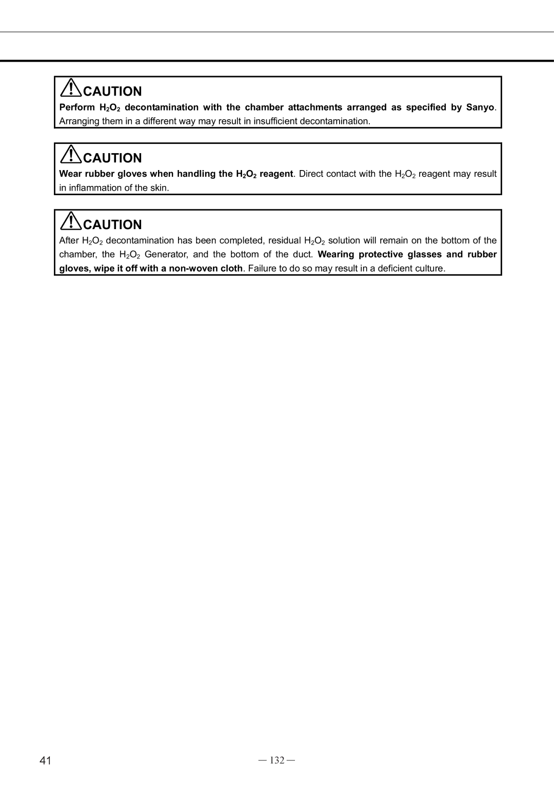 Sanyo UV, MCO-19AIC instruction manual 132 