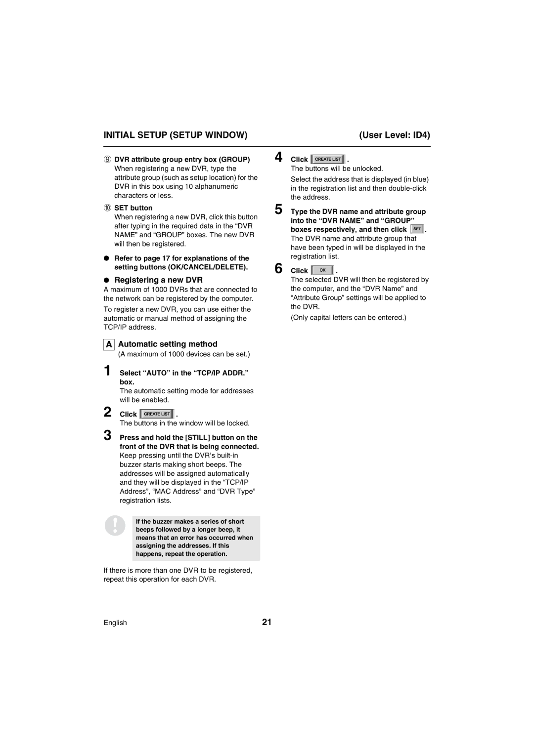 Sanyo VA-SW80LITE instruction manual Select Auto in the TCP/IP ADDR. box, Click, Boxes respectively, and then click 