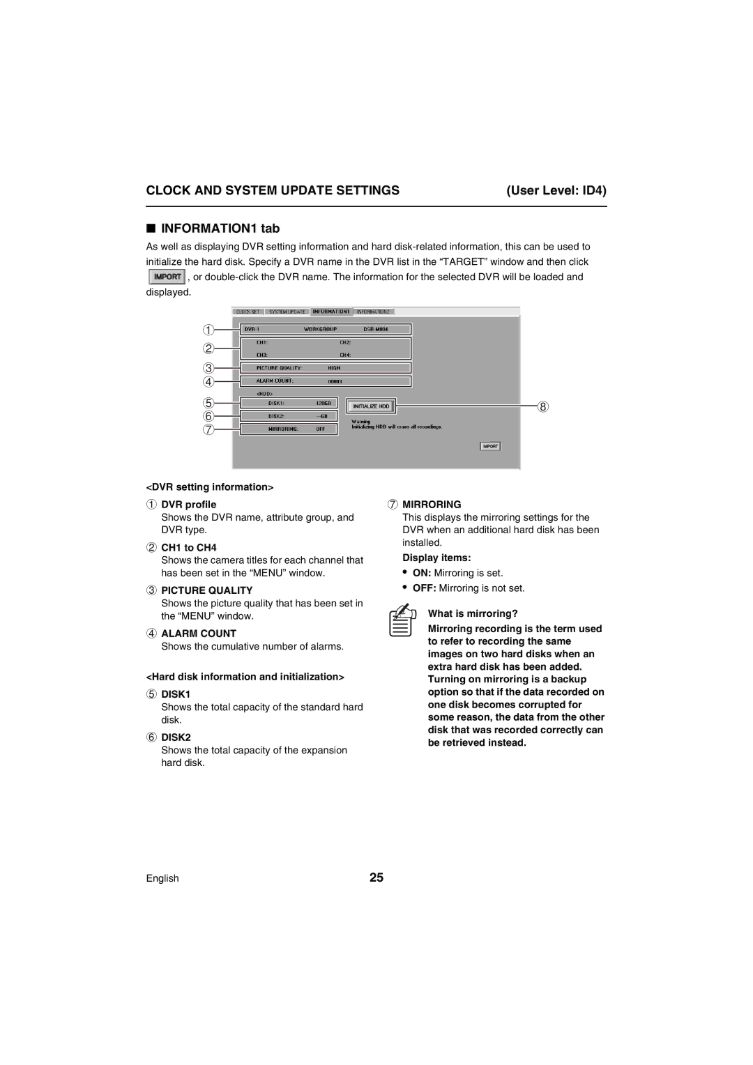 Sanyo VA-SW80LITE instruction manual INFORMATION1 tab 