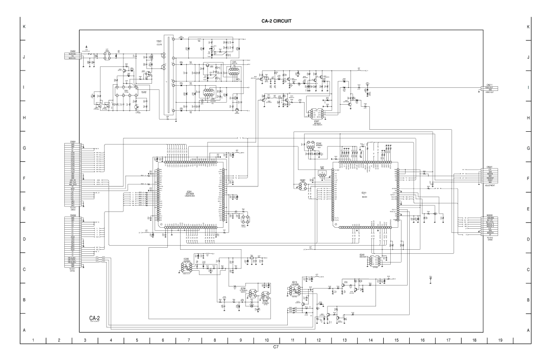 Sanyo VCC9615P service manual CA-2 Circuit, T2521 