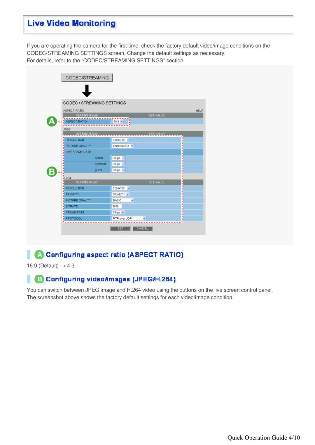 Sanyo VDC-HD3100/HD3100P, VDC-HD3300/HD300P specifications Quick Operation Guide 4/10 