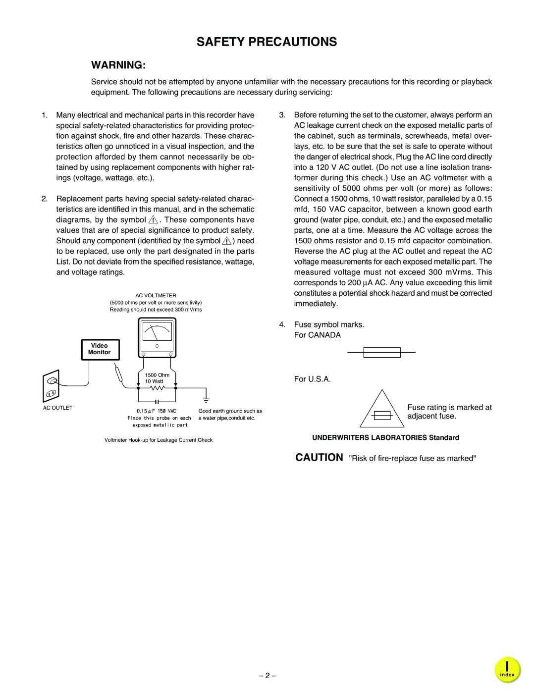 Sanyo VM-6615P, VM-6614 specifications D ex 