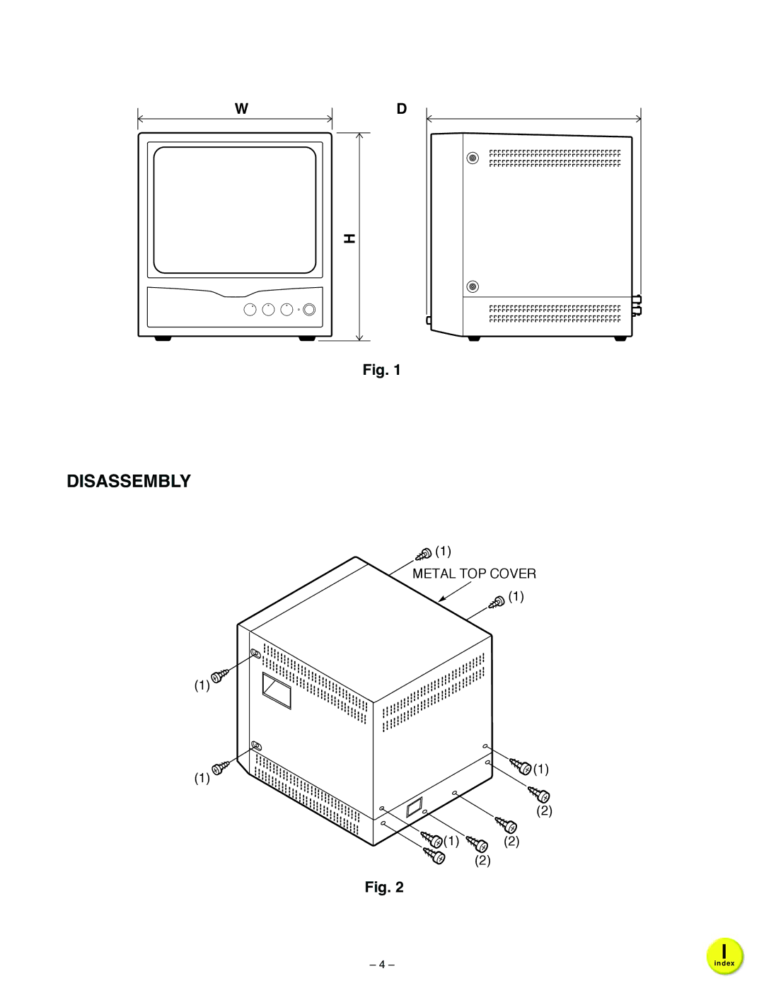 Sanyo VM-6615P, VM-6614 specifications Metal TOP Cover 