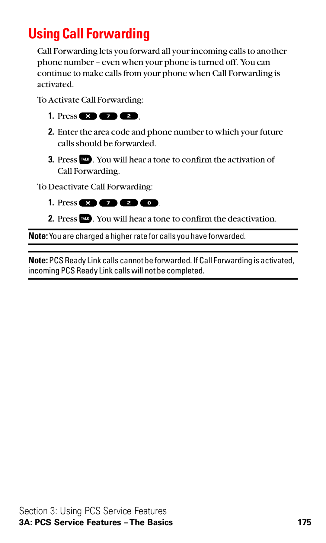 Sanyo VM4500 manual Using Call Forwarding 