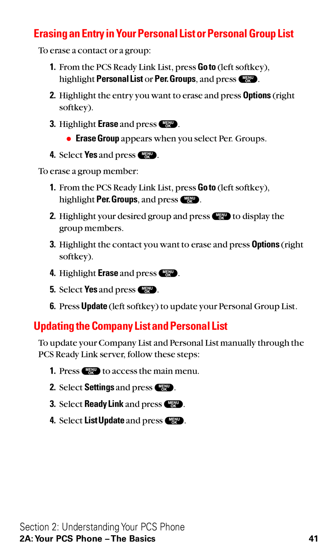 Sanyo VM4500 manual Updating the Company List and Personal List 