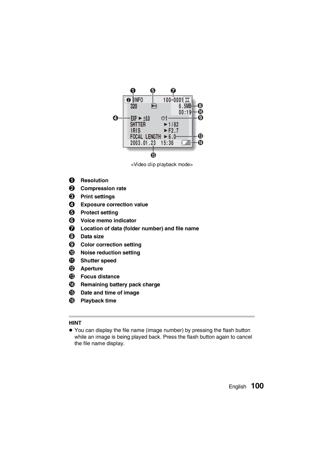 Sanyo VPC-AZ3 EX instruction manual 0019 