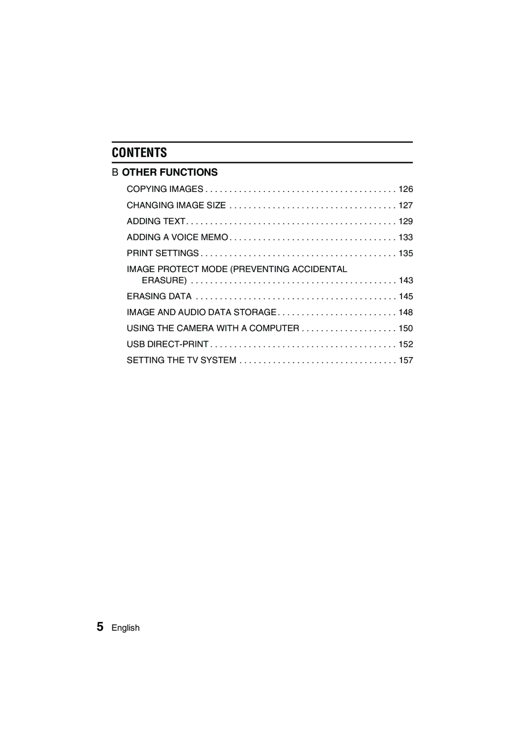 Sanyo VPC-AZ3 EX instruction manual Contents 