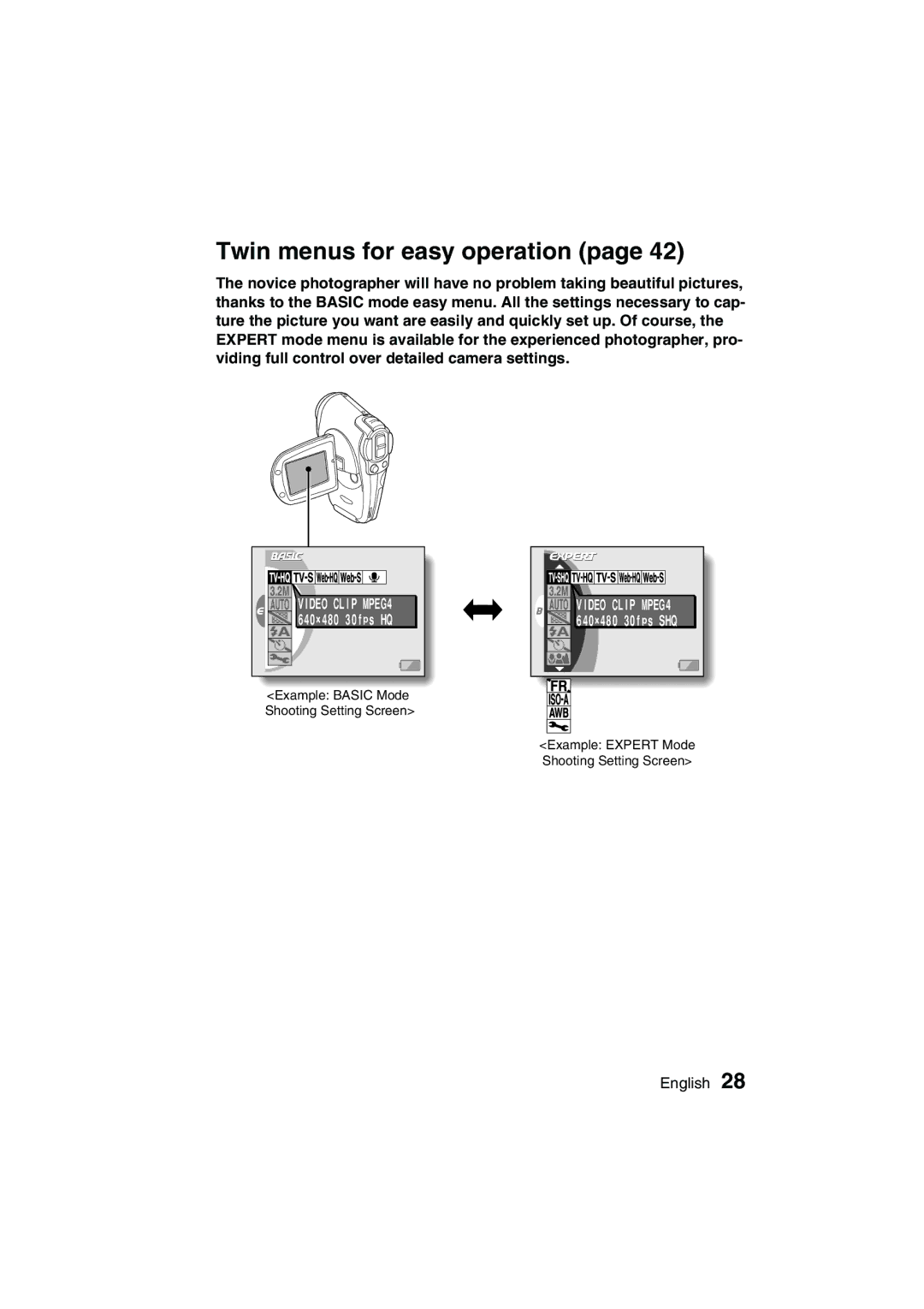 Sanyo VPC-C1EX instruction manual 5A5CPQDQQMTwin menusfor!#easy operation 