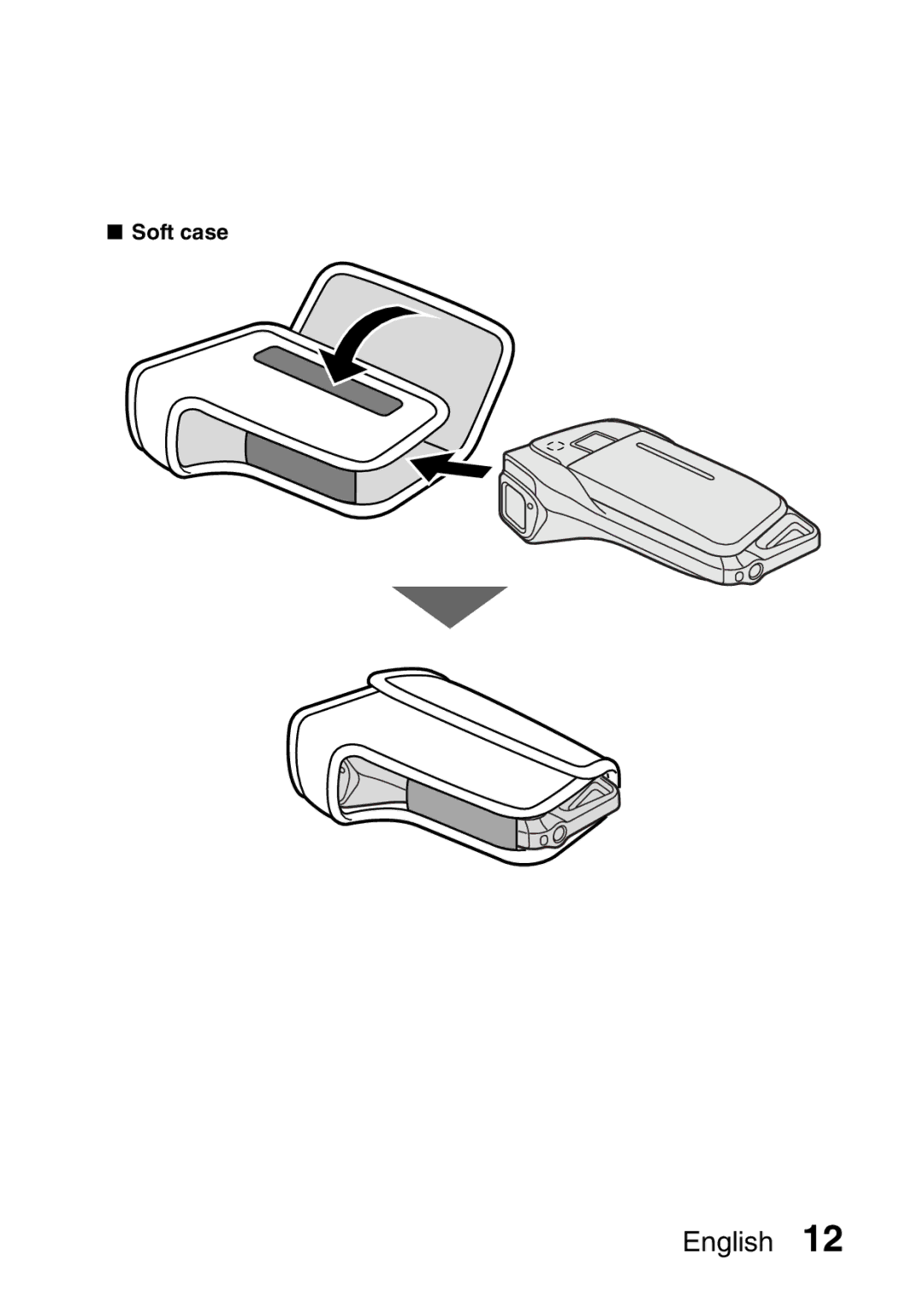 Sanyo VPC-CA65GX, VPC-CA65EX instruction manual Soft case 