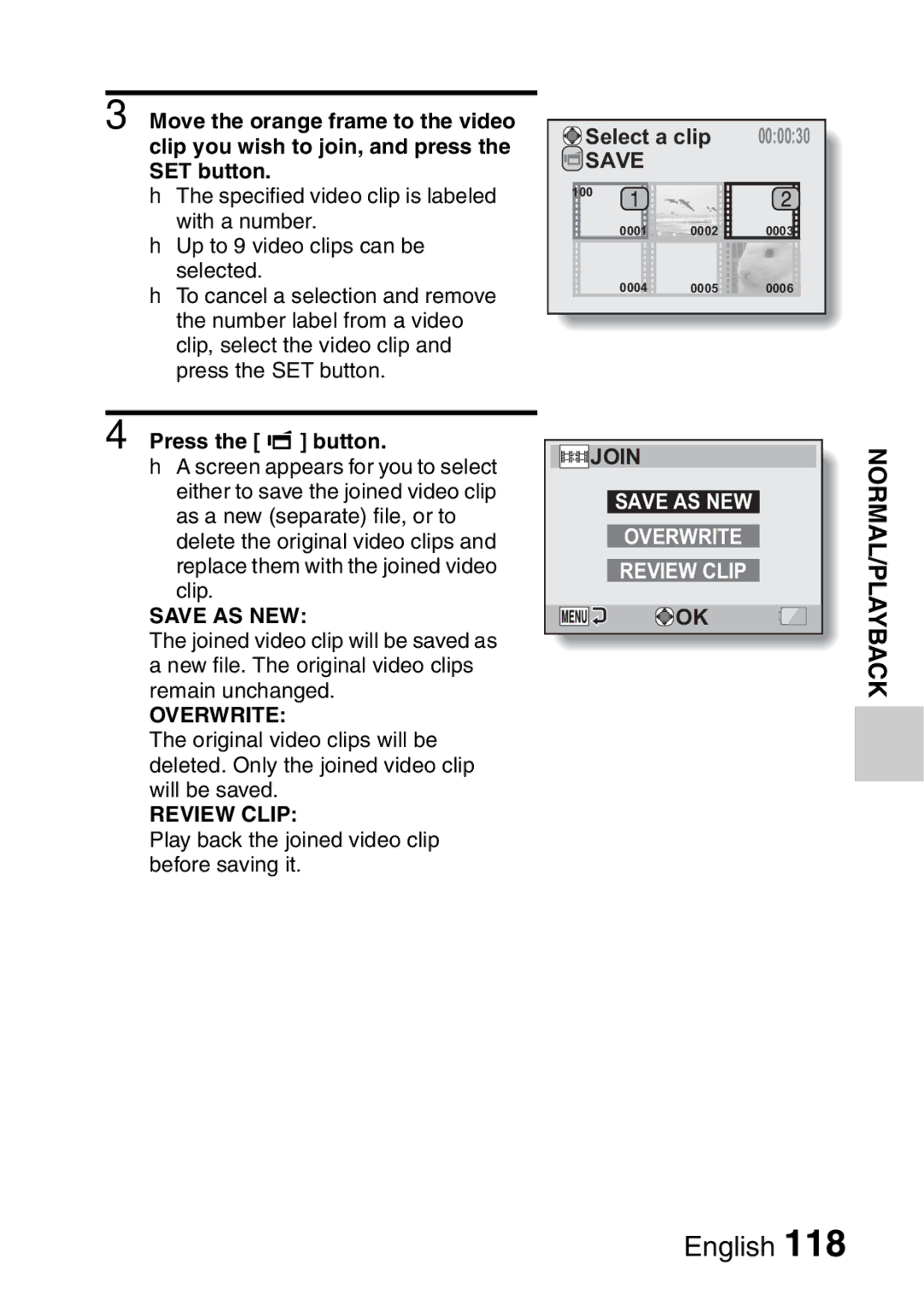 Sanyo VPC-E2 instruction manual Join 