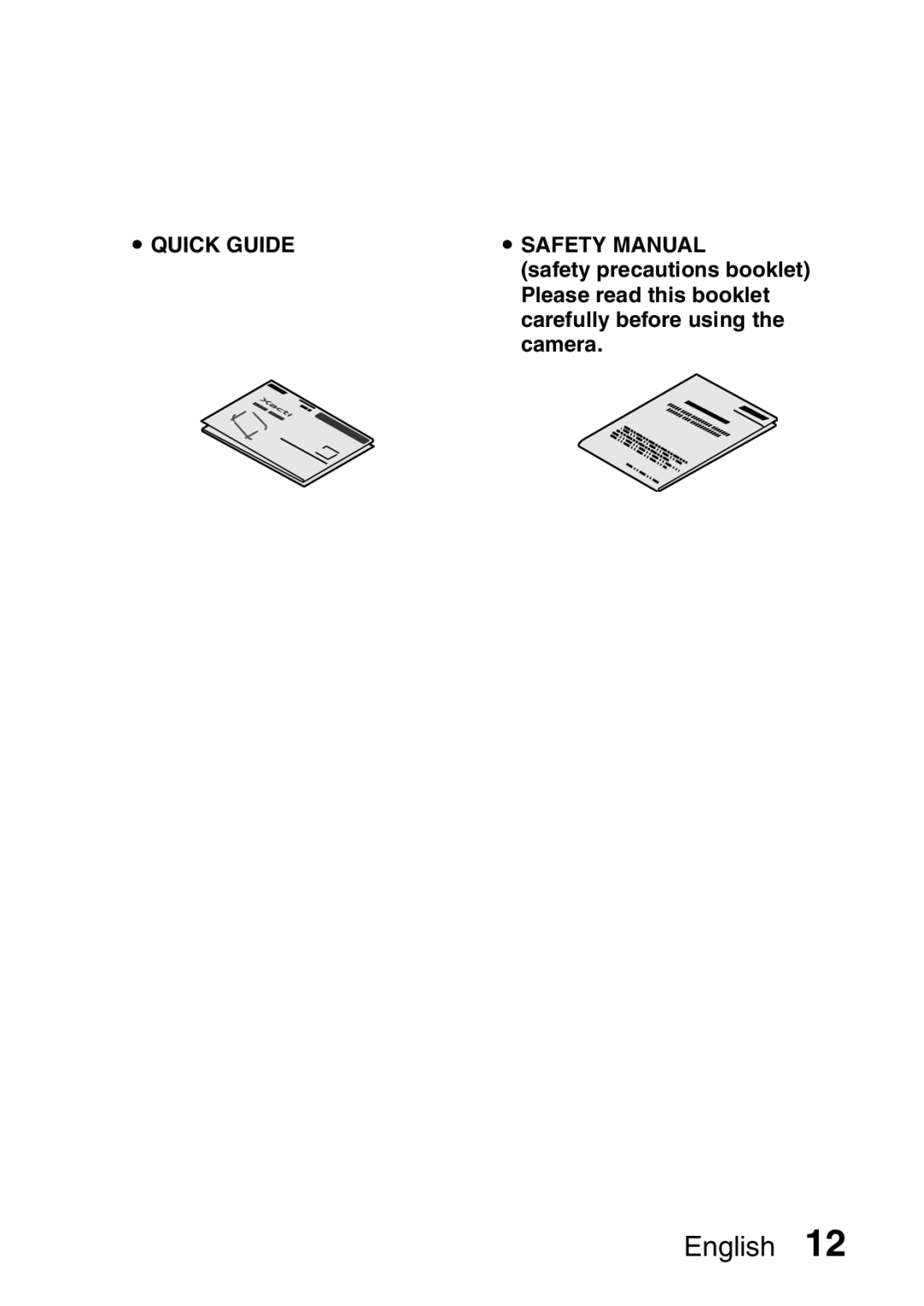 Sanyo VPC-E2 instruction manual Quick Guide Safety Manual, Please read this booklet, Carefully before using, Camera 