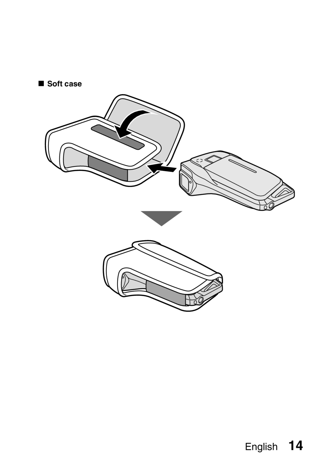 Sanyo VPC-E2 instruction manual Soft case 