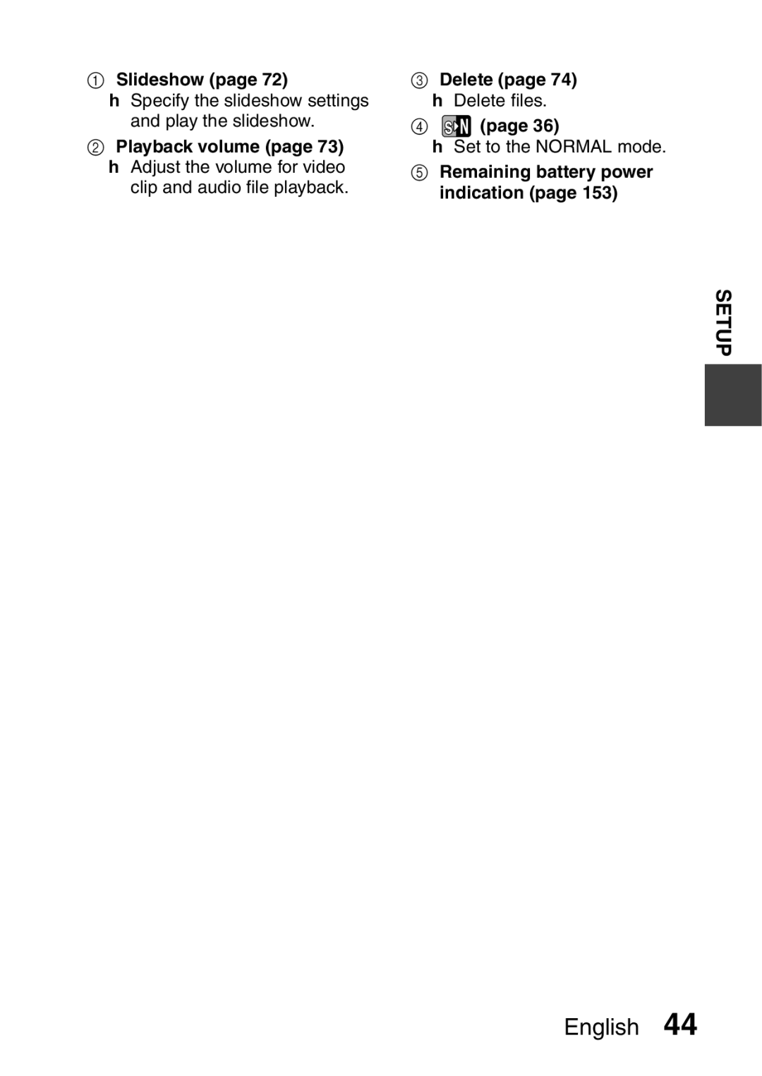 Sanyo VPC-E2 instruction manual Slideshow 