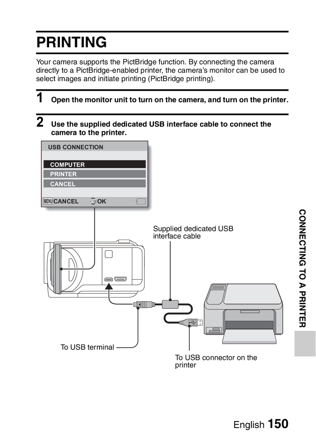 Sanyo VPC-FH1EX, VPC-FH1GX instruction manual Printing 