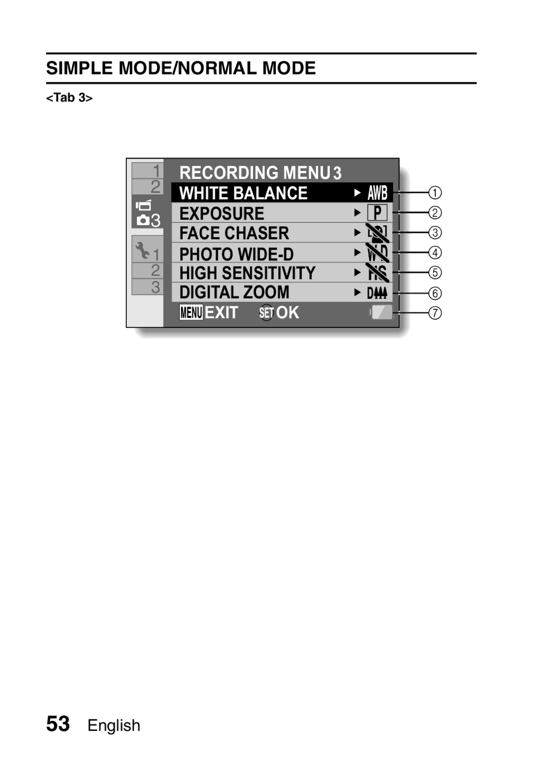 Sanyo VPC-FH1GX, VPC-FH1EX instruction manual White Balance 