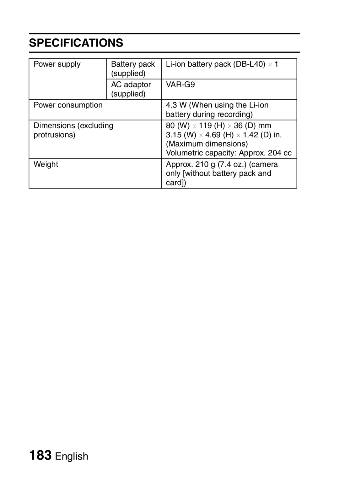 Sanyo VPC-HD1EX instruction manual VAR-G9 