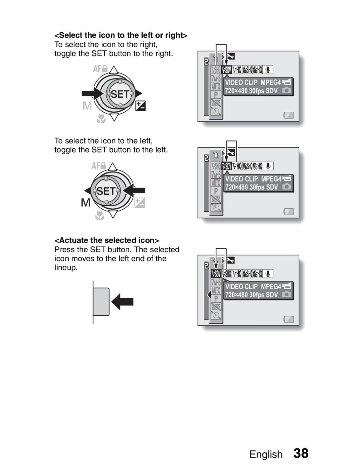 Sanyo VPC-HD2EX, VPC-H2GX instruction manual Video Clip MPEG4 