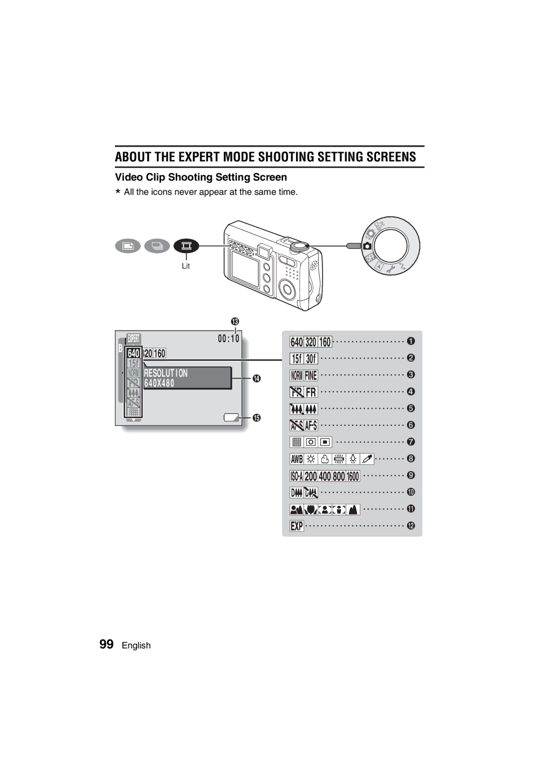 Sanyo VPC-J1EX instruction manual 640X480 