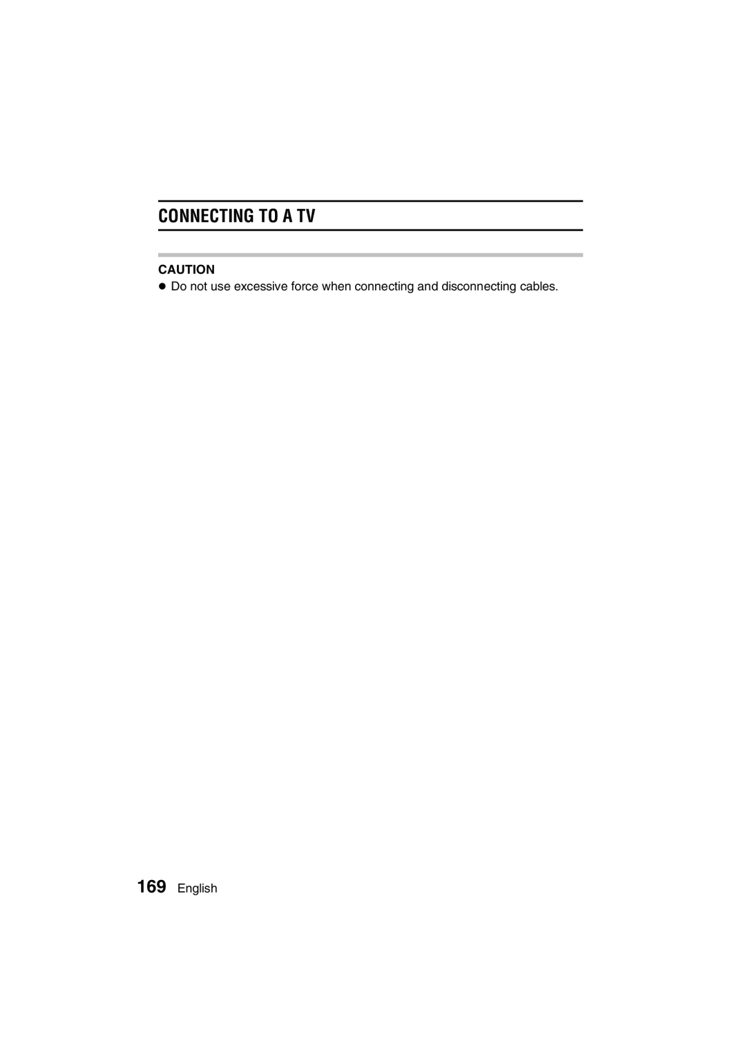 Sanyo VPC-J1EX instruction manual Connecting to a TV 