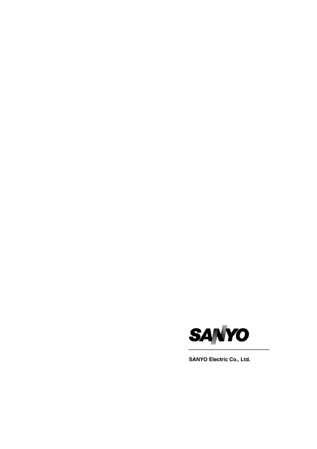 Sanyo VPC-J1EX instruction manual 