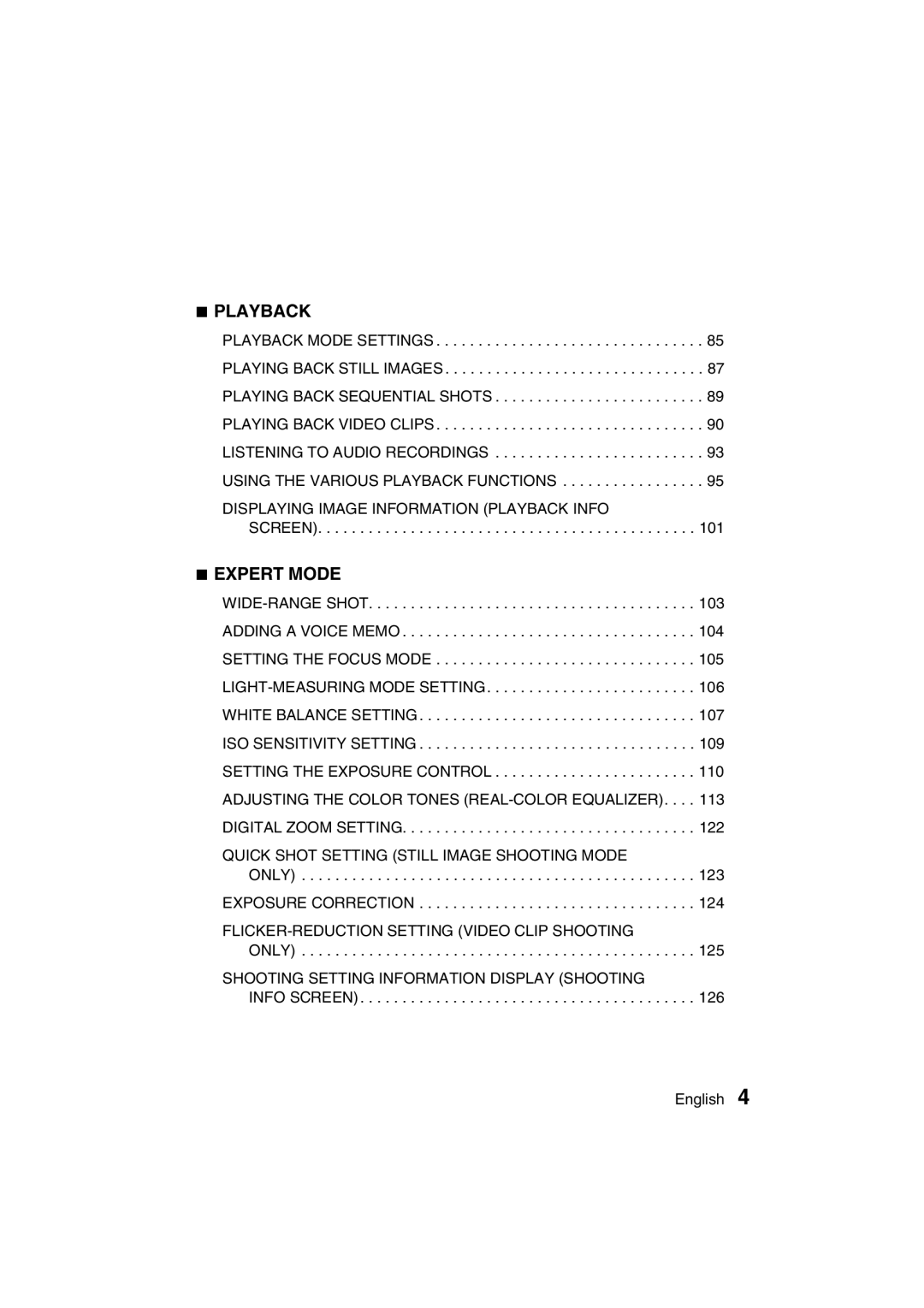 Sanyo VPC-MZ3GX instruction manual Playback 