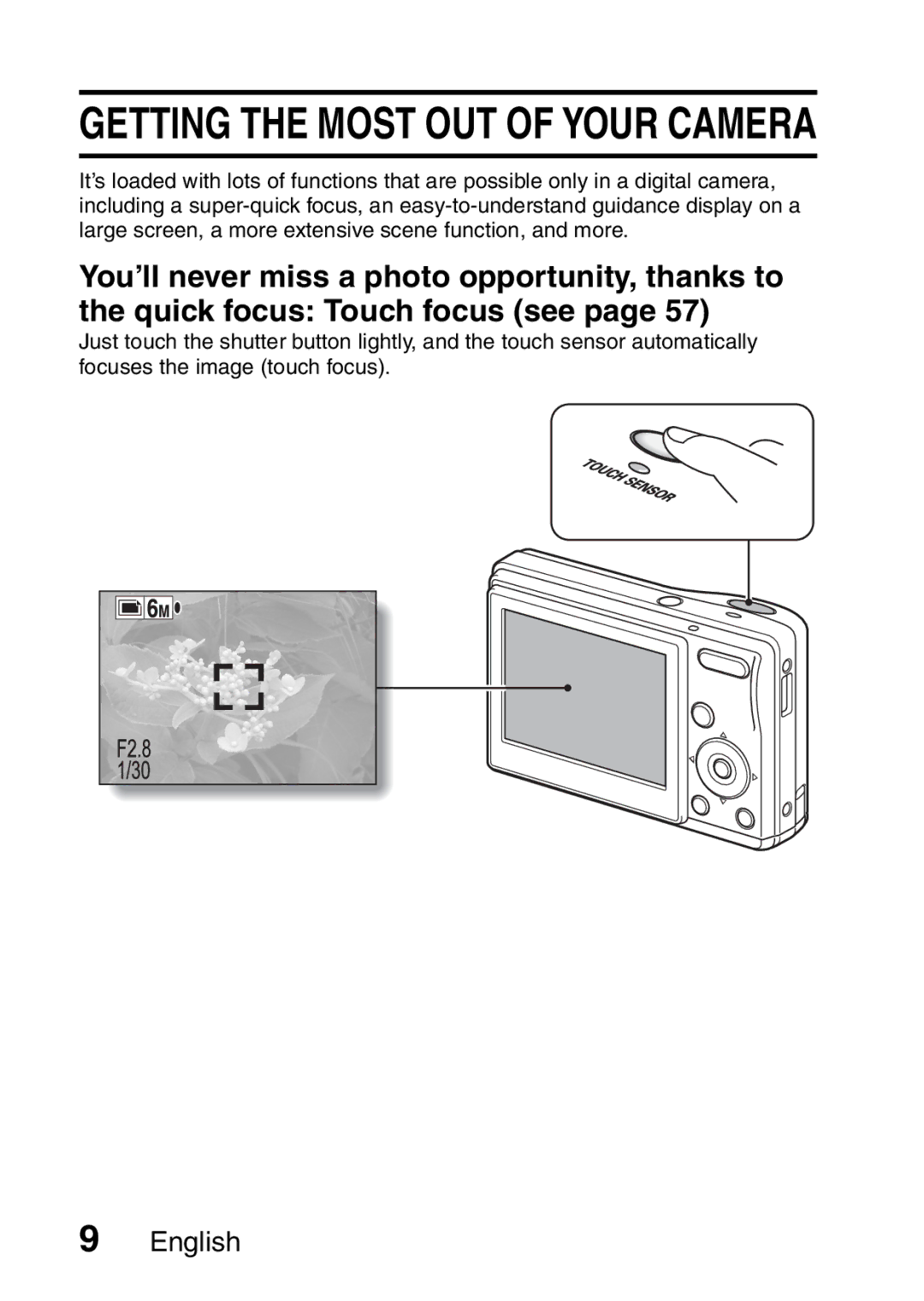 Sanyo VPC-S60 instruction manual Getting the Most OUT of Your Camera 