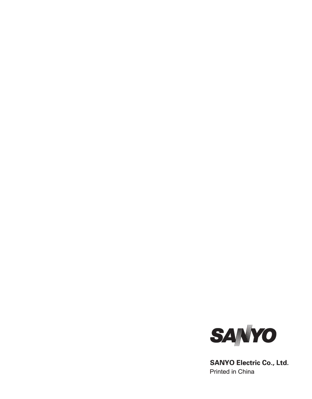 Sanyo VPC-S885 instruction manual 