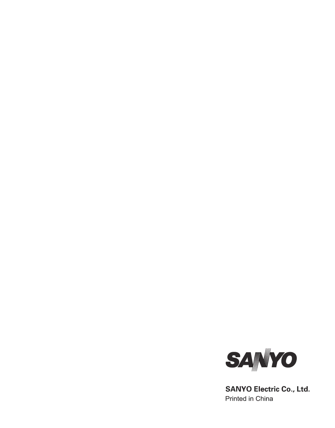 Sanyo VPC-T1496 manual 