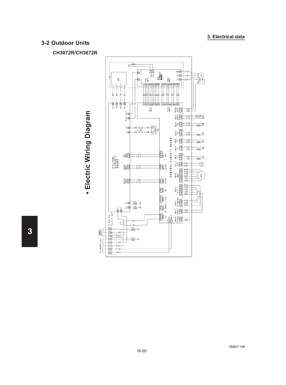 Sanyo XH3672R / C3672R, XH4272R / C4272R, UH2672R, XH2672R, UH3672R / CH3672R, XH4272R / CH4272R, TH3672R CH3072R/CH3672R 