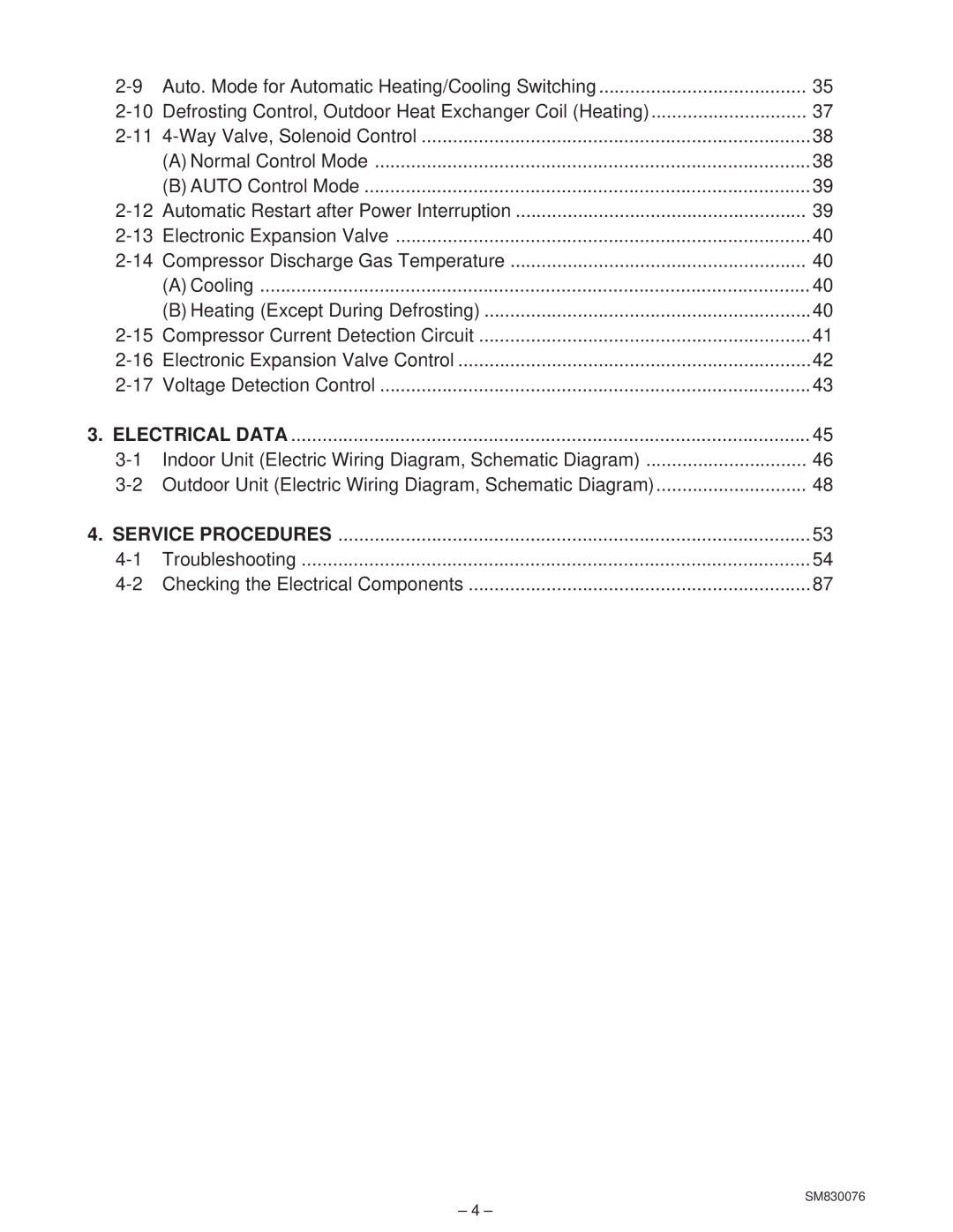 Sanyo XHS3632, XHS2432, CH2432, CH3632 service manual Service Procedures 