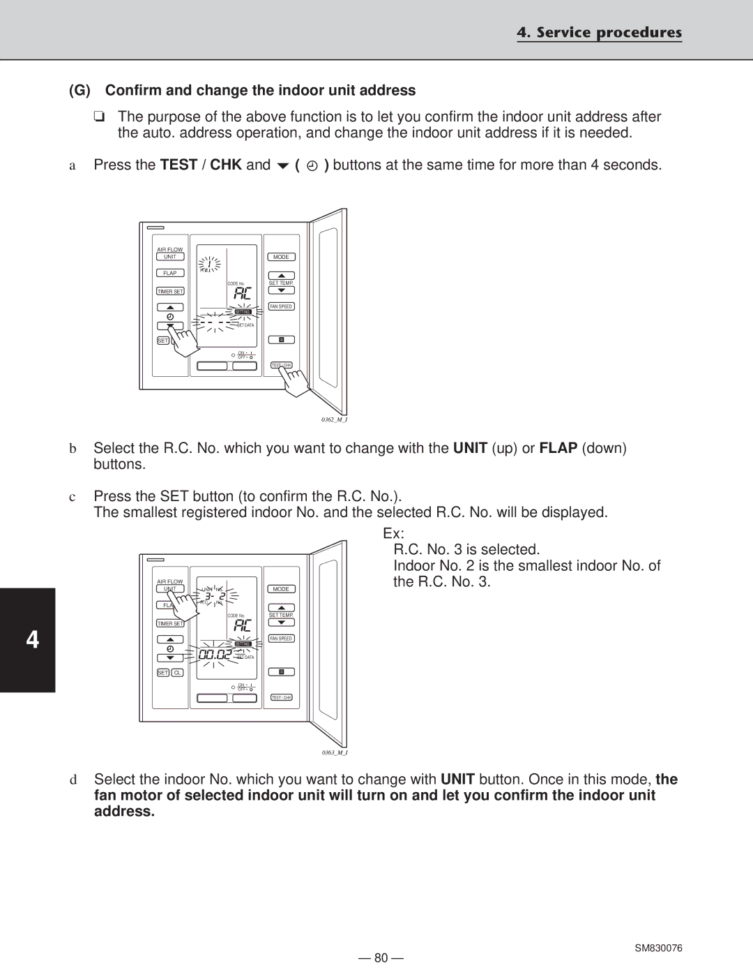 Sanyo XHS3632, XHS2432, CH2432, CH3632 service manual 0362MI 