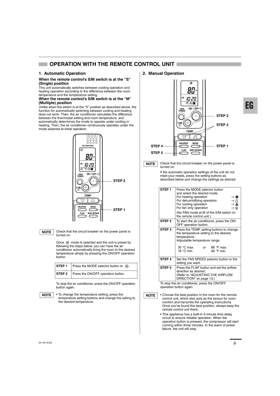 Sanyo XMHS1272, XMHS0972 service manual OI-107-9-EG 