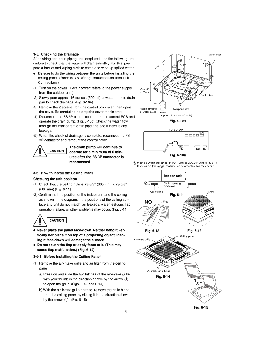 Sanyo XMHS1272, XMHS0972 service manual Checking the Drainage, 10a 