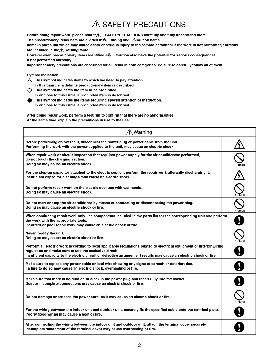 Sanyo XMS0972, XMS1272 service manual Safety Precautions 